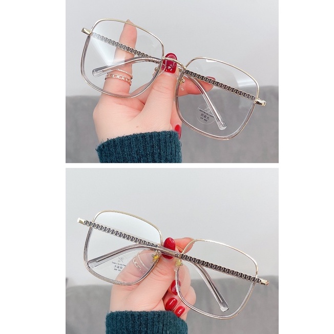 Kacamata Transparan anti Radiasi Gaya Korea Untuk Pria Dan Wanita