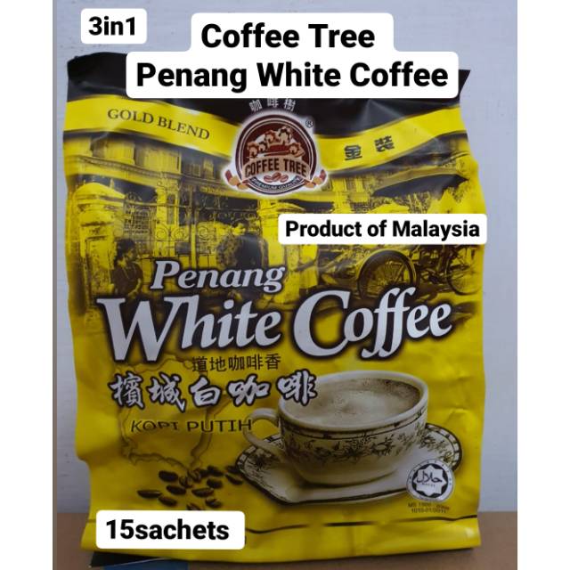 

KOPI GOLD BLEND COFFEE TREE PENANG WHITE COFFEE KOPI PUTIH PENANG 3IN1 ORIGINAL KHAS MALAYSIA