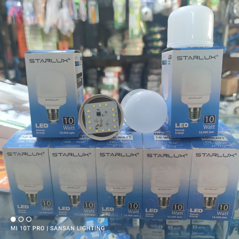 LAMPU LED 10 WATT STARLUX HARGA 10 PCS SUPER TERANG HARGA PROMO