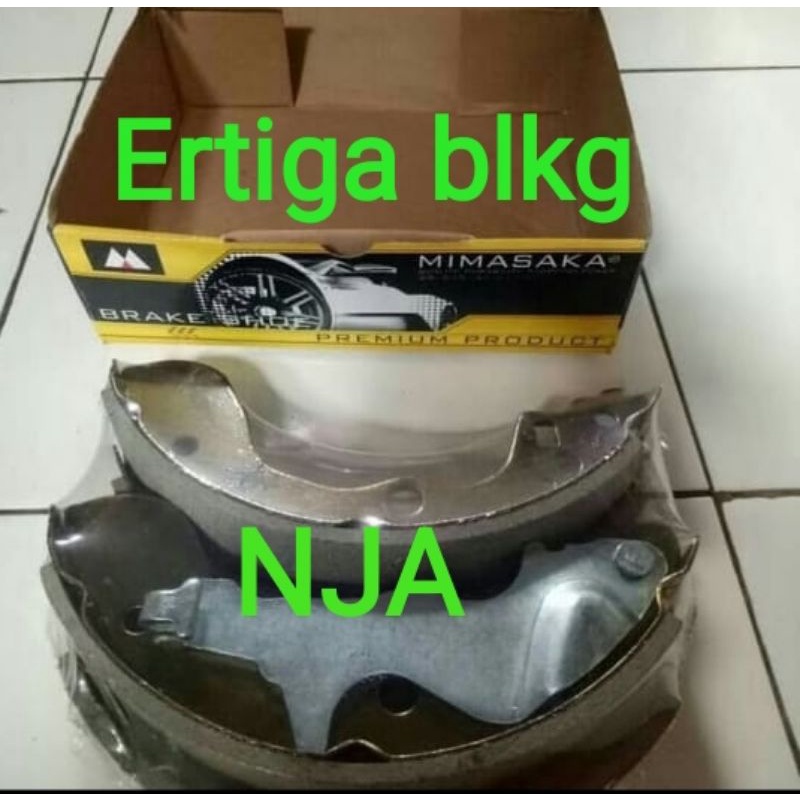 brake shoe rear kampas rem belakang ertiga