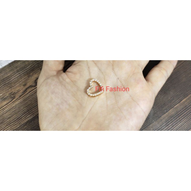 Fifi Fashion Liontin Charm pandora Model Perhiasan Lapis U/gelang Tali Kulit 12#