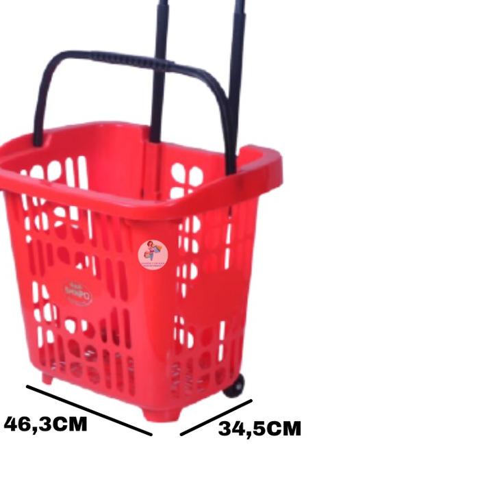 ➾ Keranjang Belanja Pasar Supermarket / Troli barang 341 Shinpo ✯