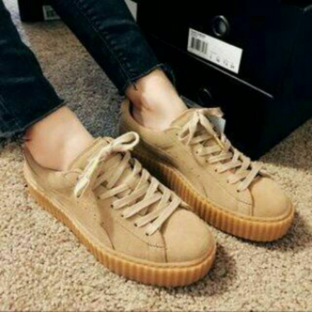 Sepatu Wanita Sneakers Puma Brown