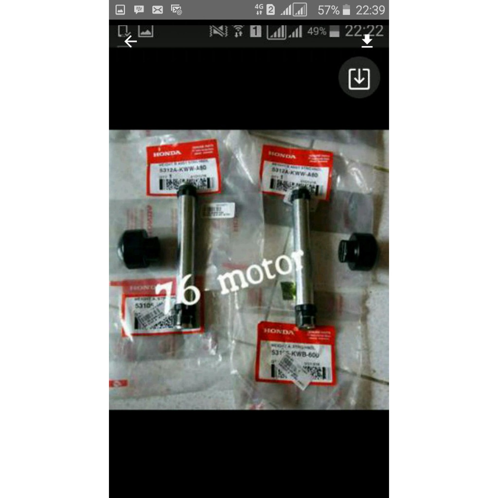 Unik JALU STANG TIGER REVO KOMPLIT SET ORIGINAL Limited