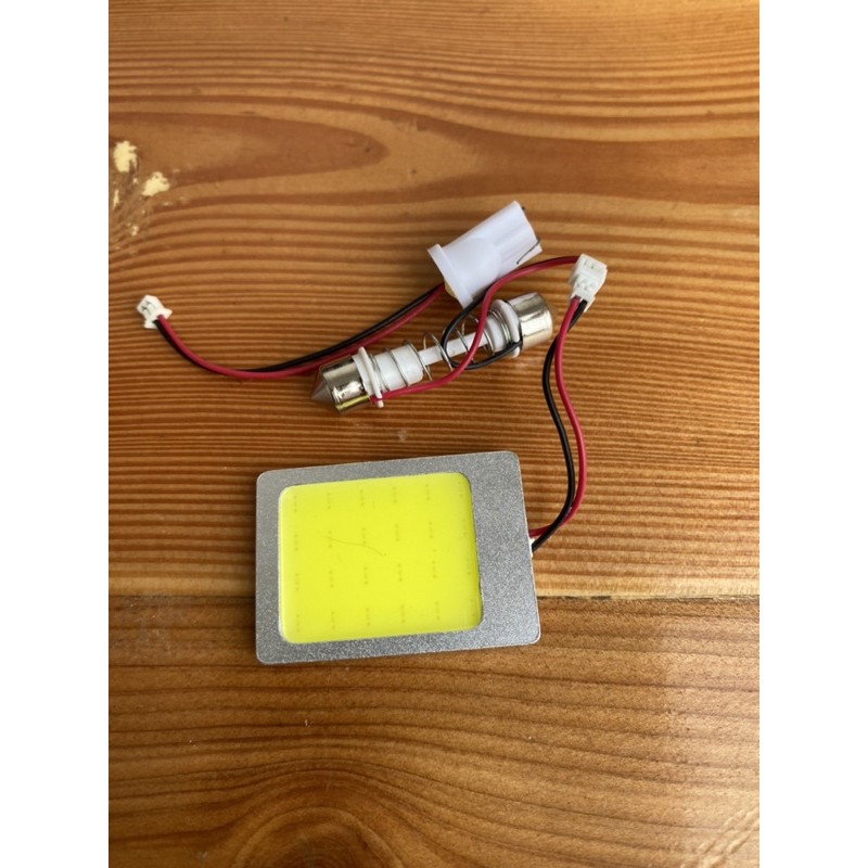 Lampu Plafon Kabin Mobil Led COB Plat Aluminium 12 Volt