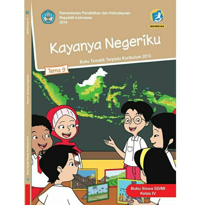 Buku Tematik Kelas 4 Tema 6 - Info Berbagi Buku