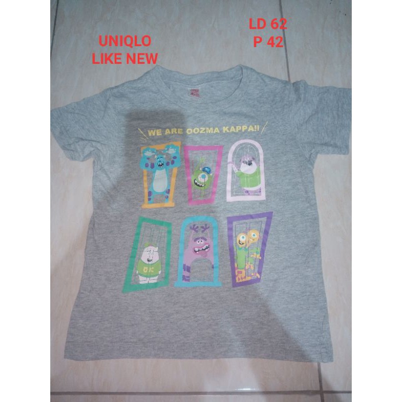 Kaos uniqlo 2-3y