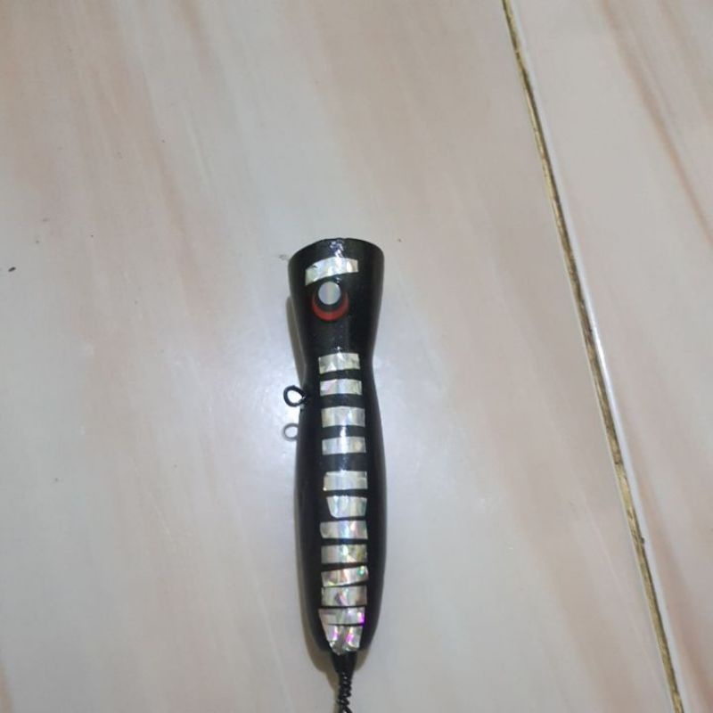 poper popper kayu popper lure handmade