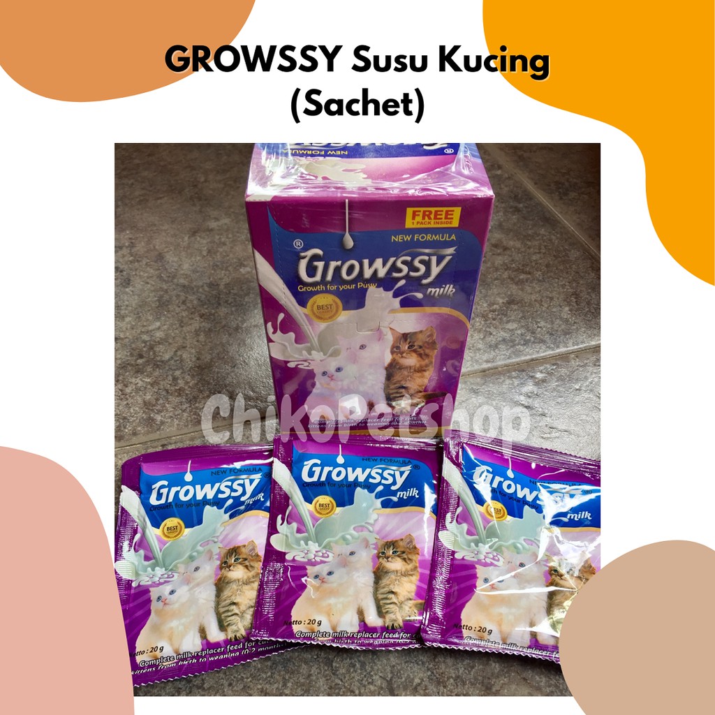 GROWSSY SUSU KUCING - SACHET growssy / susu kucing / growsy / growsi susu kucing