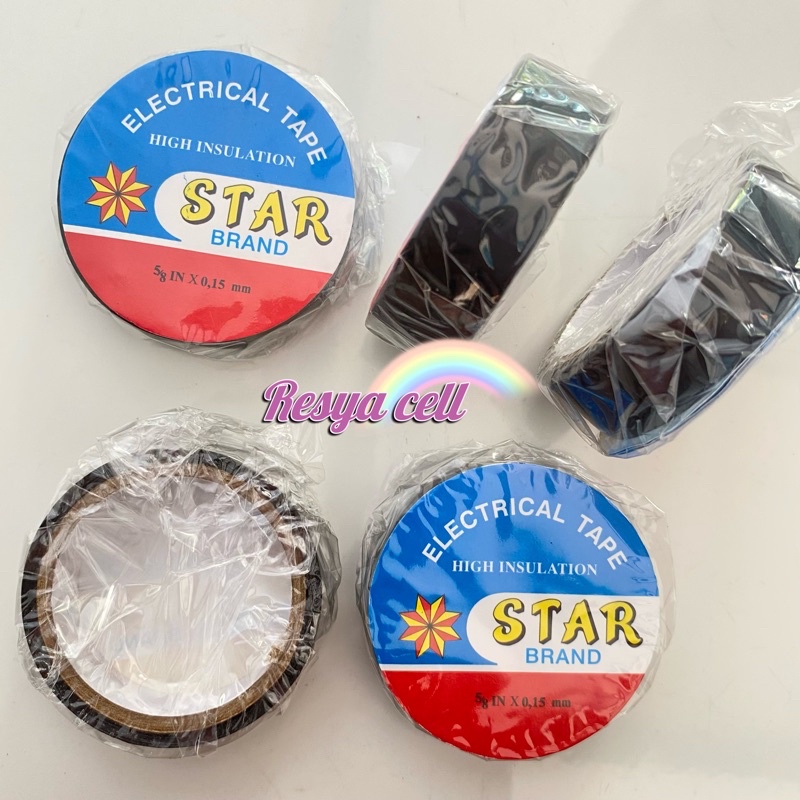 

Isolasi Hitam Kecil Tape Hitam Merk Star Brand