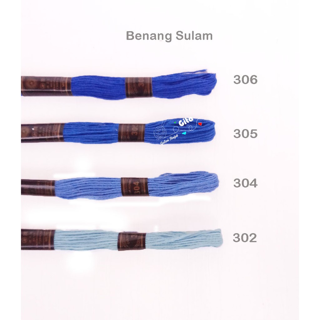 Benang Sulam / Benang Sulam Rose / Benang Sulam Golden Star / Benang Sulam Impor / Embroidery Yarn