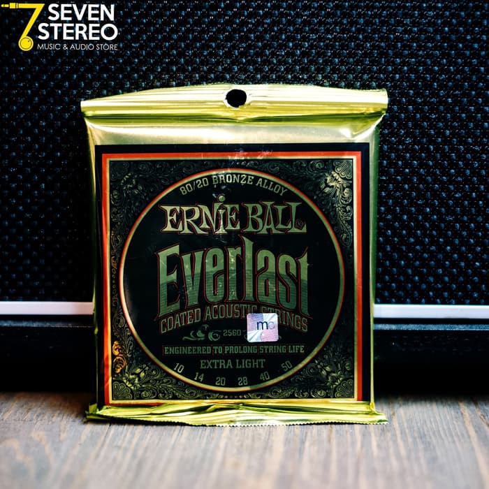 Ernie Ball 2560 Everlast Coated Extra Light Acoustic String