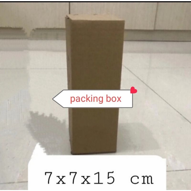 

karton/kardus uk.7x7x15cm.bahan model diecut botol