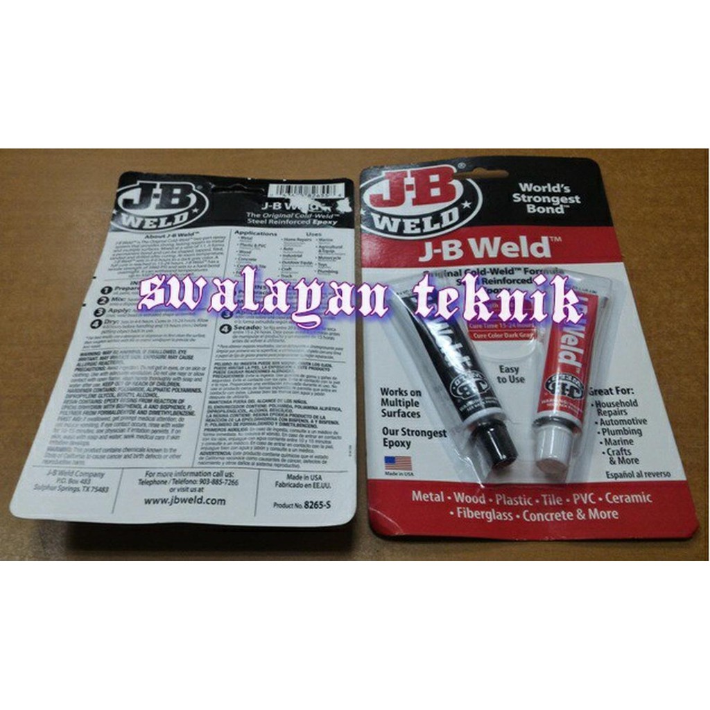 

Lem epoxy tahan panas jb weld,jbweld,lem limited stock