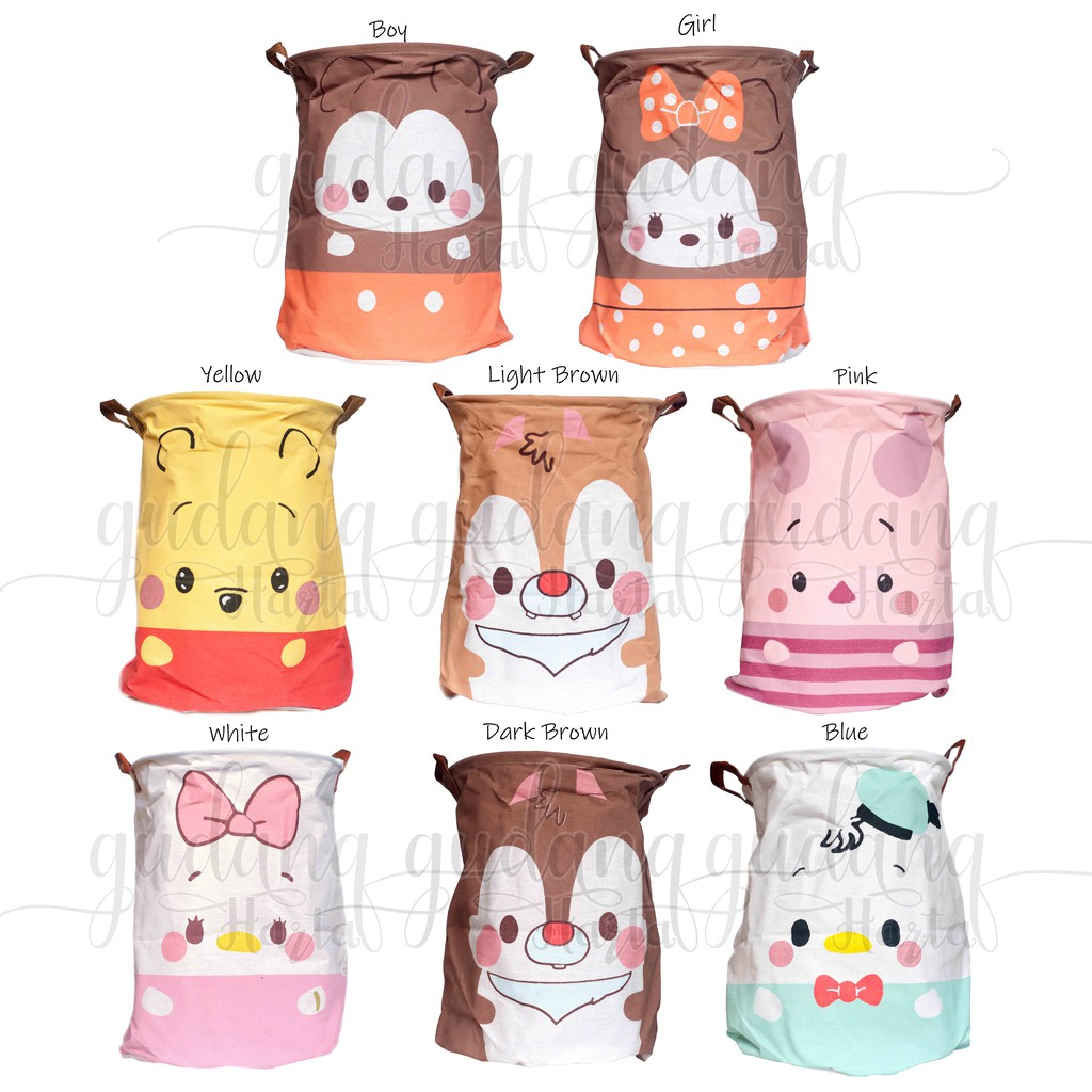 Keranjang Baju Kotor Karakter Laundry Bag Lucu Unik GH 503401