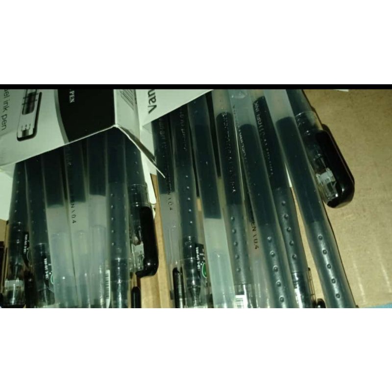 

0Bolpoin New Gel Van-Art V-01 (1kotak 12pc), bolpen, gelpen, newgel