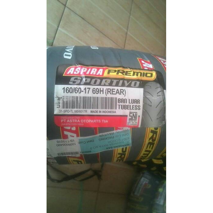 BAN ASPIRA PREMIO 160/60-17 SPORTIVO TUBLES Ori