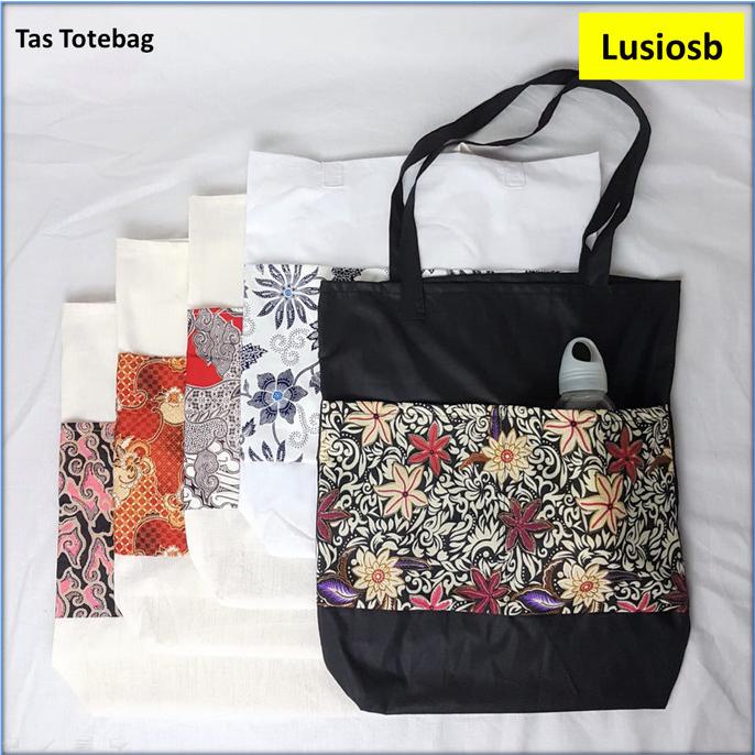 Tote Bag Batik / Tas Tote Bag / Tas Wanita / Tas Tote Bag Kuliah BAGUS