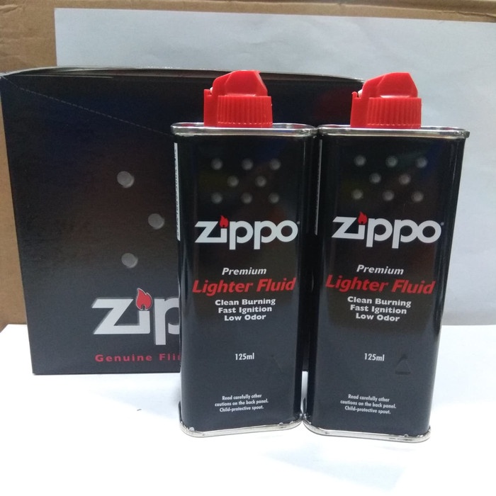 bayar ditempat - paket 2pcs Minyak Zippo Original 125 ml kapas zippo batu zippo sumbu zippo