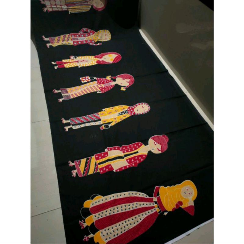kain batik solo karakter Bu Tejo series( bisa pilih warna )