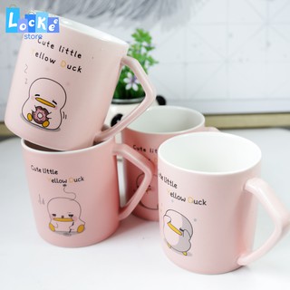  Gelas  kaca Cute Duck Gelas  minum keramik  Duck kaca Mug 