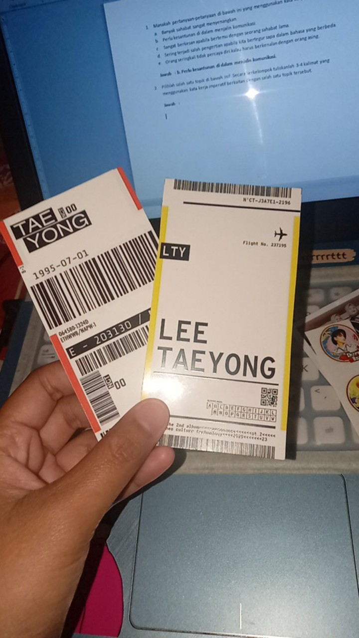 Boarding Pas Nct Ot 23 Murah