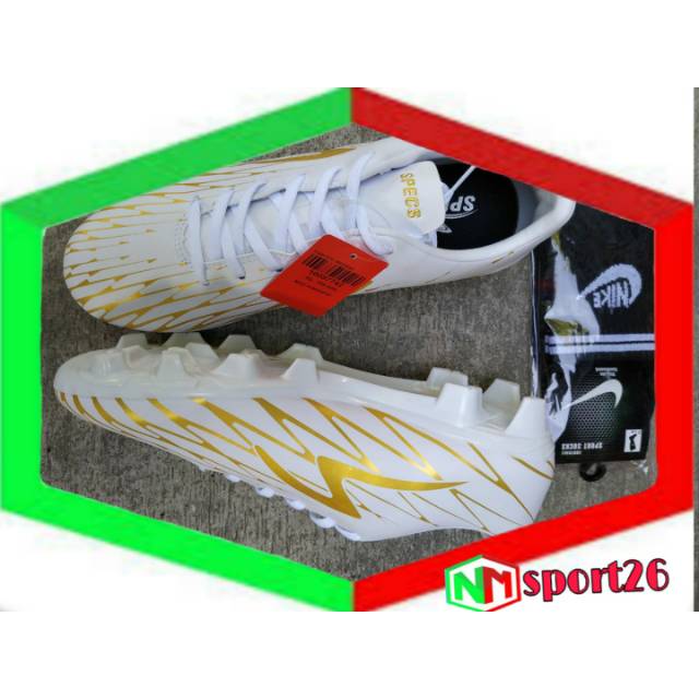 Sepatu Bola Specs Flash fg White