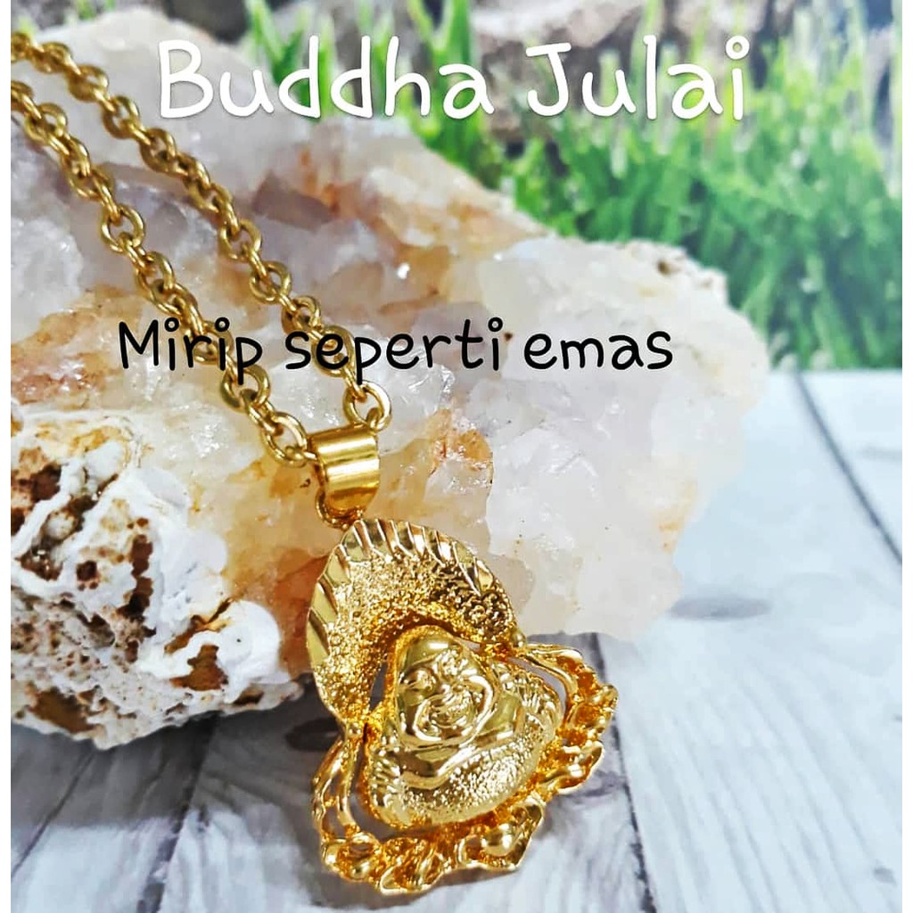 KALUNG BUDDHA JULAI ( MAITREYA ) - MIRIP EMAS