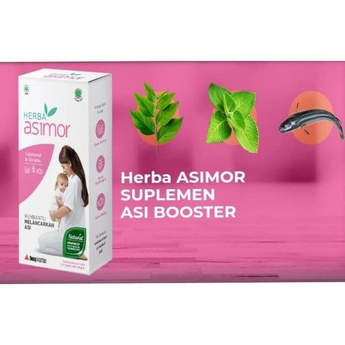 Makassar ! Herba Asimor Kapsul Asi Booster Pelancar Asi 30/60 Kaps