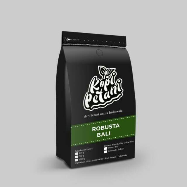 

Kopi Robusta Bali 200 gr