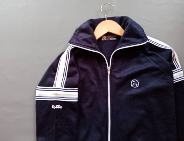 Jaket Tracktop lotto x John newcombe vintage 80s