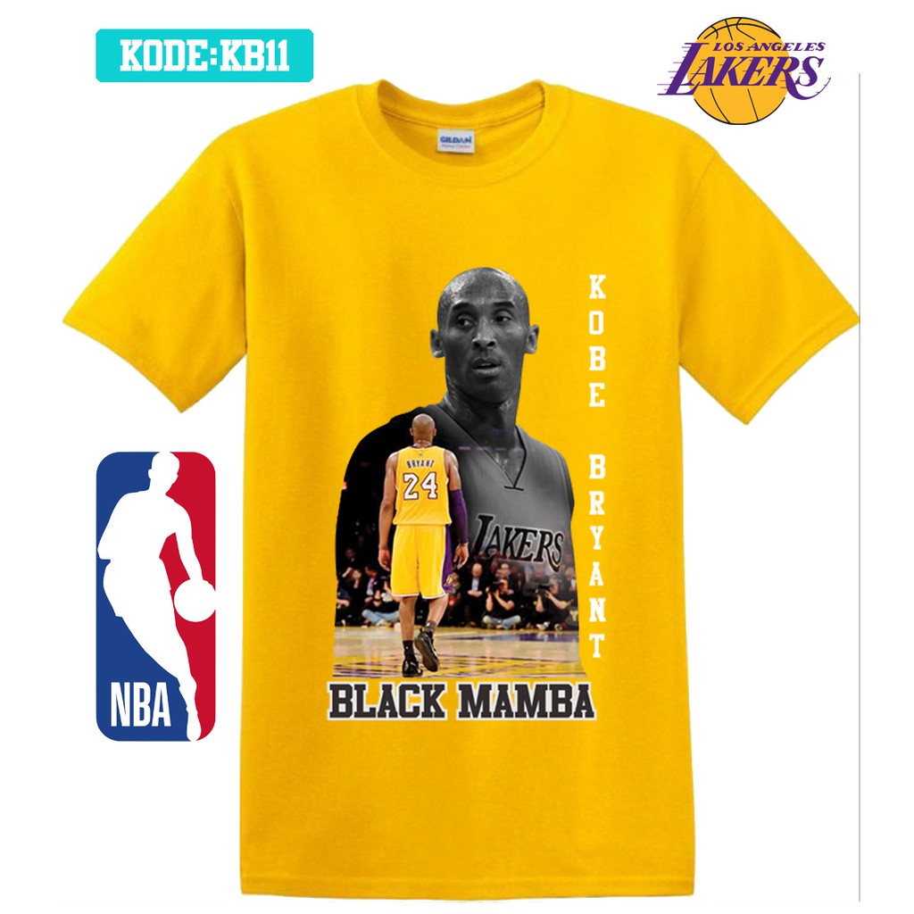 Kaos kobe bryant lakers - basketball shirt original gildan kb11
