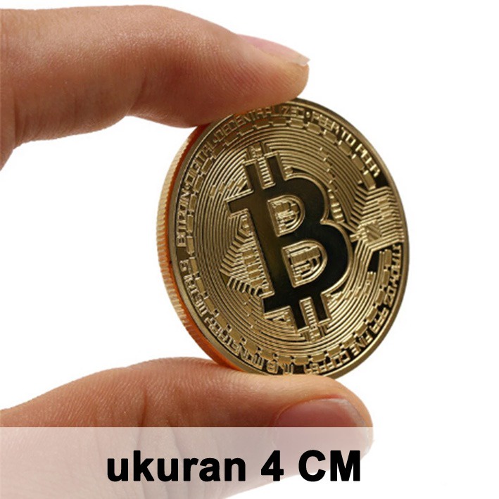 3pcs Bitcoin Fisik - Koin Kripto koleksi souvenir gift