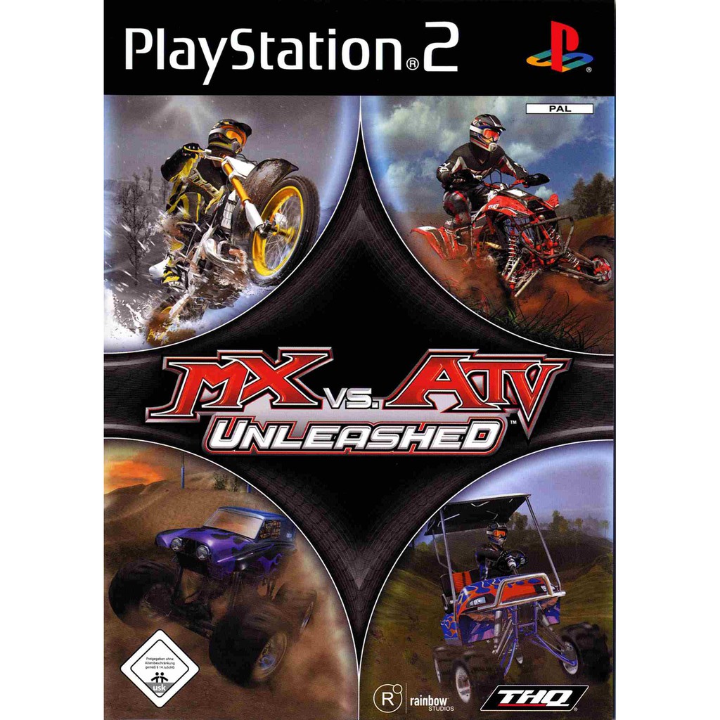 DVD Kaset Game PS2 MX vs. ATV Unleashed