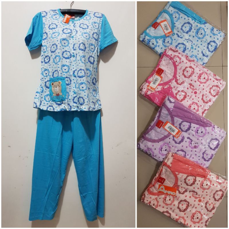 YULI - STELAN BAJU TIDUR CP AMRO  LD 100 CM LEBEL MERAH RSCP