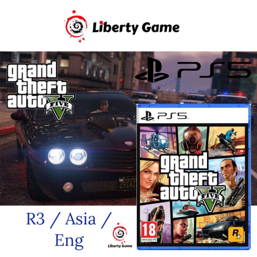 Jual PS5 Gta v Gtav Grand Theft Auto V Five Gta Five GtaFive Indonesia