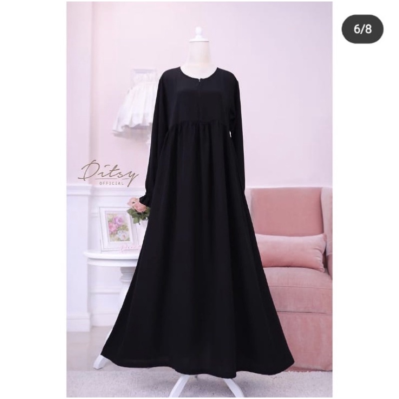 PRELOVED LILURA SL FORMAL BLACK DITSY