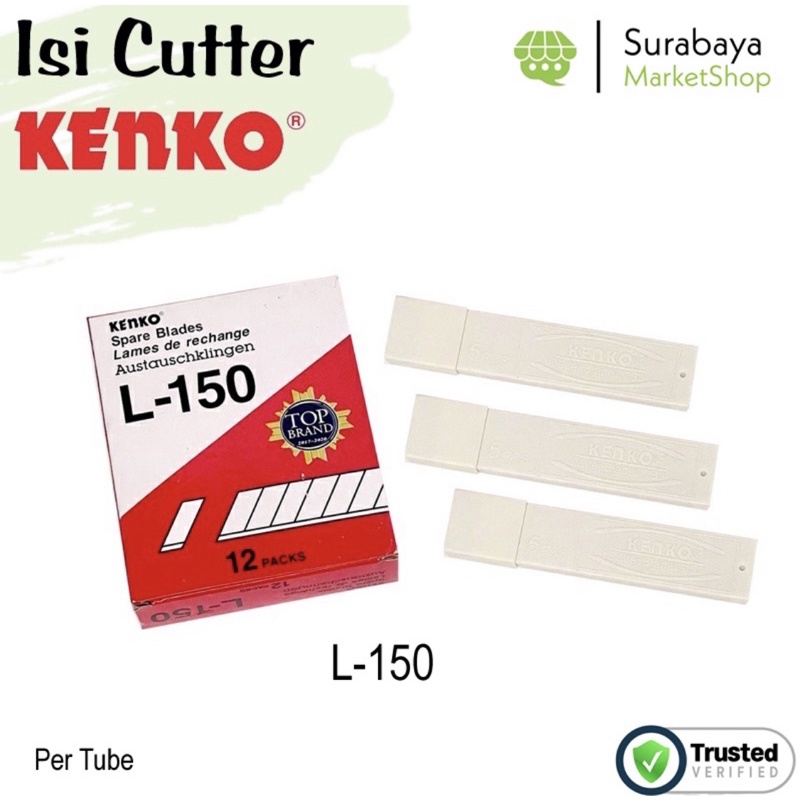 

Isi Cutter Kenko L-150 (1 tube) / Cutter Blade Refill