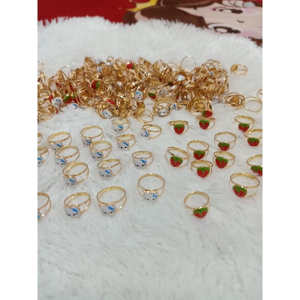 CINCIN ANAK BONEKA PERAK 925 LAPIS MAS