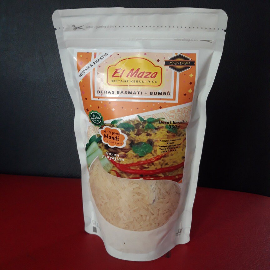 

Nasi Mandi Mandhi Elmaza Beras Basmati dan bumbu Extra Minyak Samin