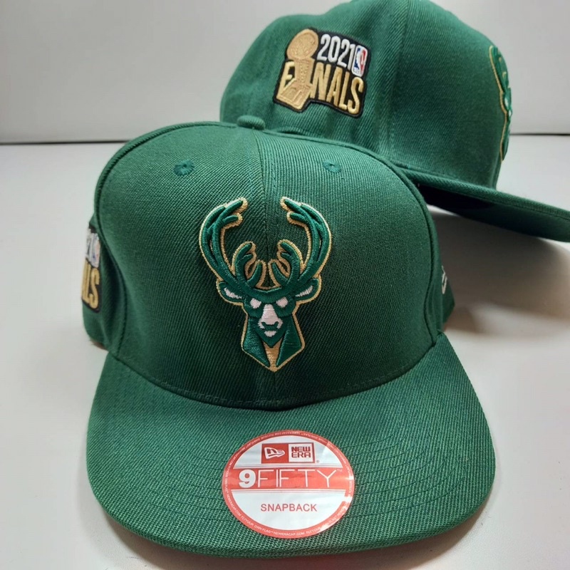 Topi Snapback Milwaukee Bucks Finals NBA NE Label Premium Quality
