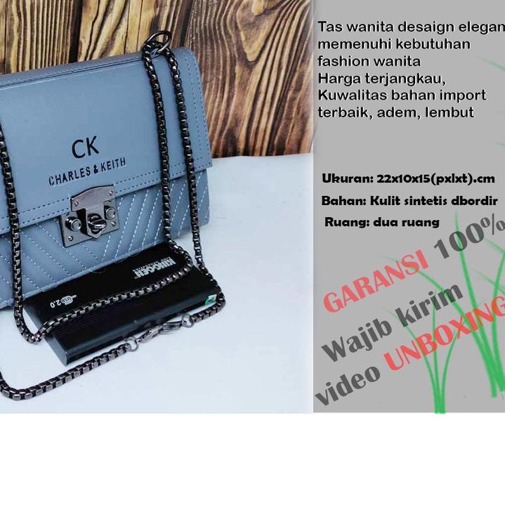 ✳ Tas selempang wanita Ammara Tas Terupdate CK//Hitam ➢