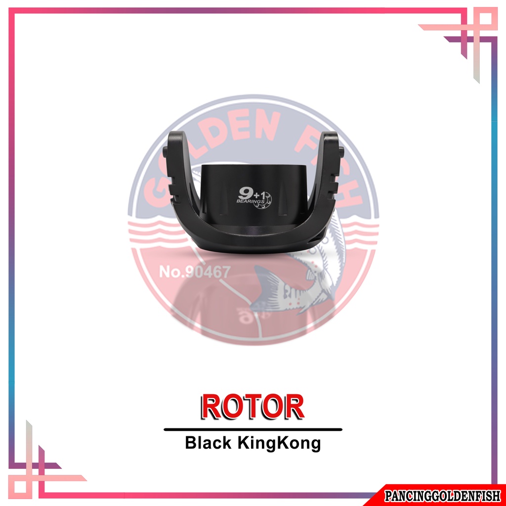 BODY ROTOR REEL GOLDENFISH BLACK KINGKONG