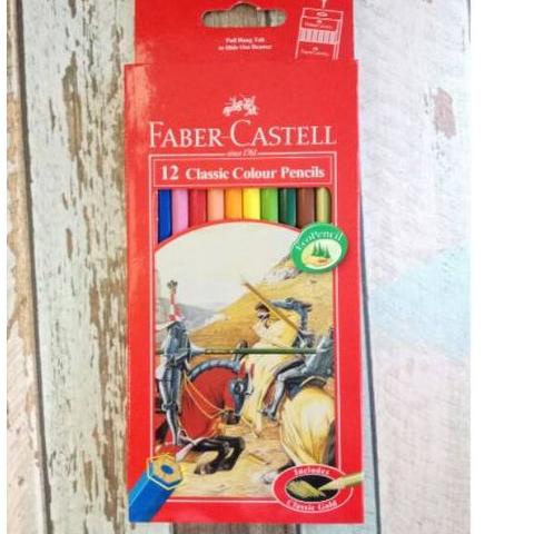 

Muraaaahh.. Pensil Warna Faber Castell 12 Warna Classic Panjang
