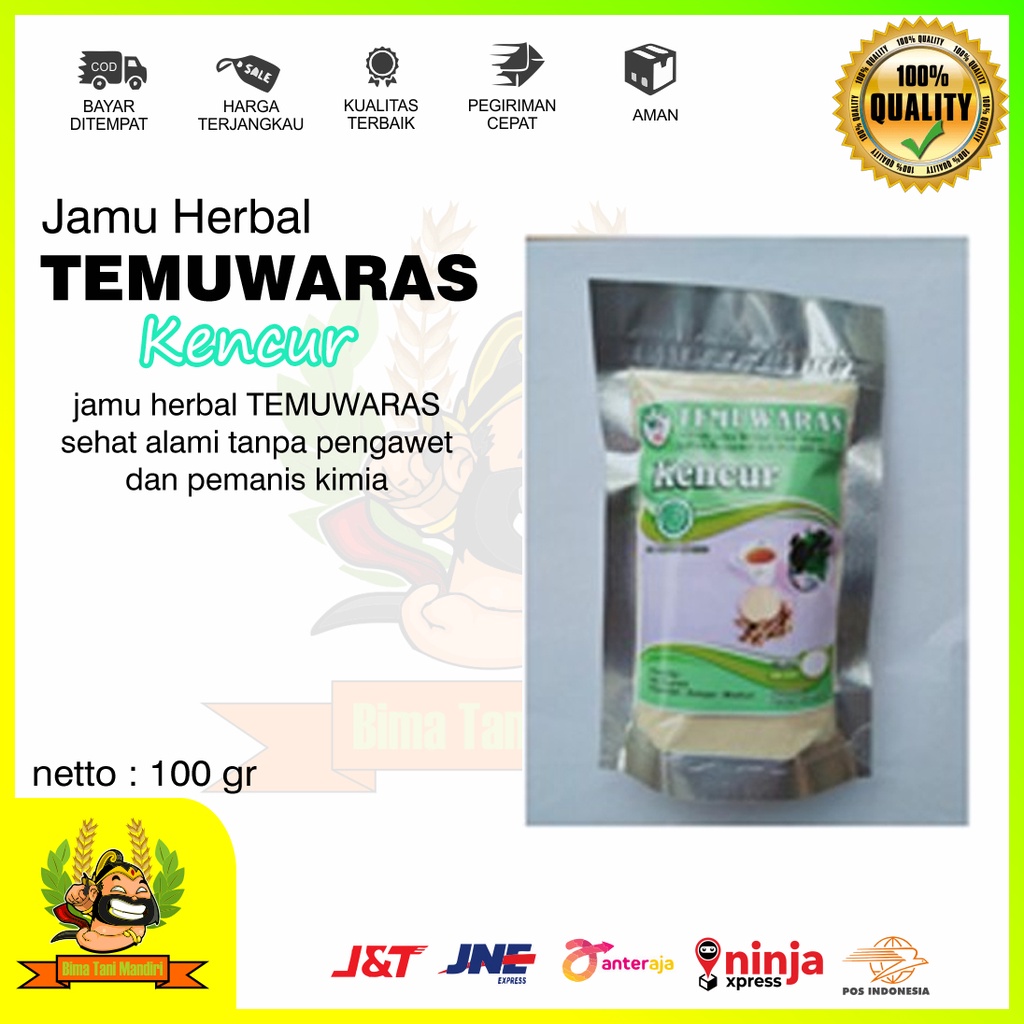 

jamu herbal kencur alami tanpa pengawet dan pemanis kimia