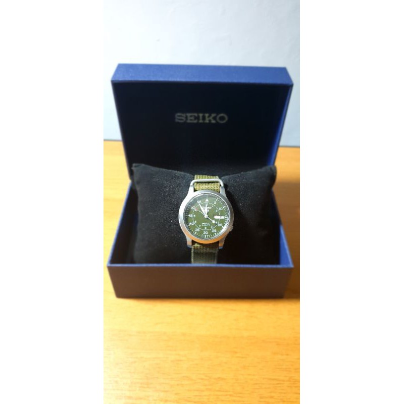 SEIKO 5 SNK805K2 MILITARY AUTOMATIC GREEN ARMY