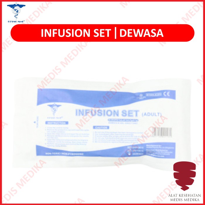 Selang Infus Set Dewasa Infusion Adult Pertolongan Medis Cosmo Med