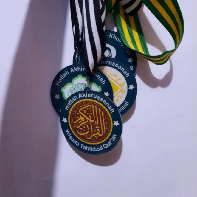 ✥ Medali Akrilik Kalung Wisuda Acrylic Gordon 2 Sisi ❂