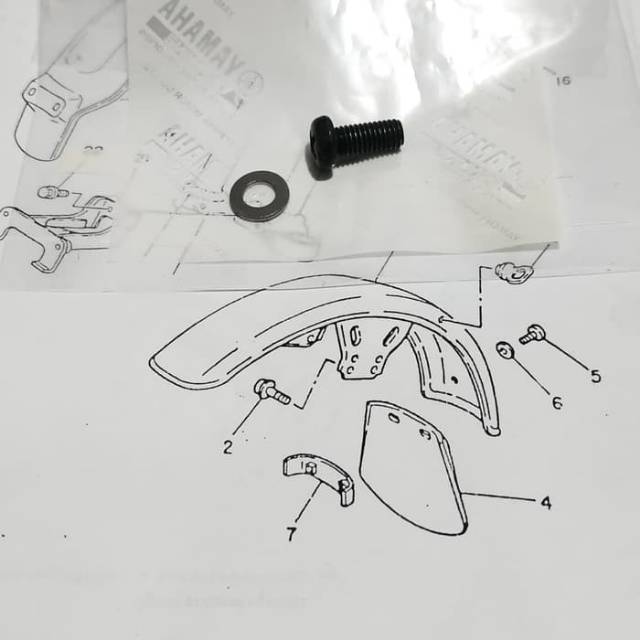 BAUT SPAKBOR DEPAN RX KING BAUT KARET SPAKBOR DEPAN RX KING COBRA ORI