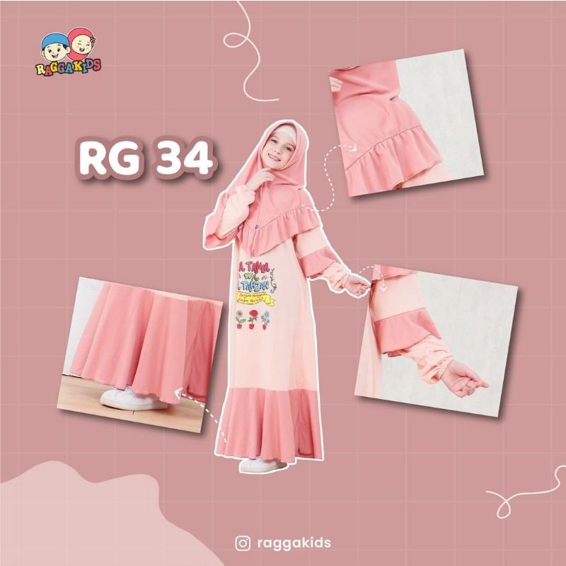 Raggakids RG34 Gamis Anak 2-12th